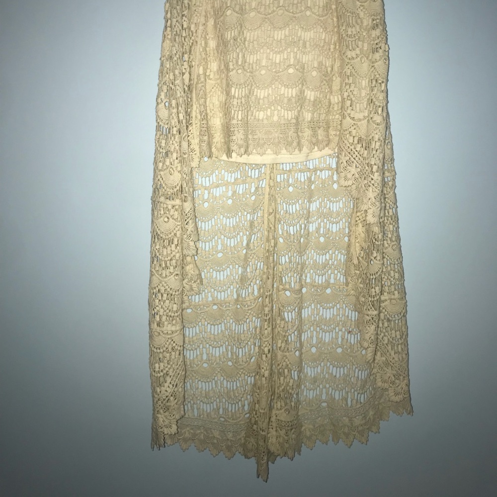 High low lace skirt